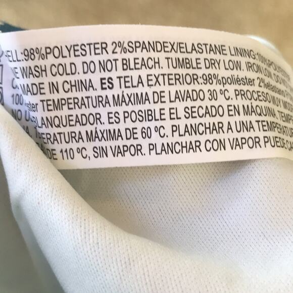 Forever 21 Daisy Floral Print Blue White Crop Top Women’s Size Medium - Picture 7 of 7